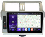 Магнитола для Toyota Land Cruiser Prado 150 2014-2017 - Carmedia OL-1614 QLed+2K, Android 12, TS10, CarPlay, 4G SIM-слот