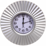 Часы настенные «Миф» D25см серебро 8836