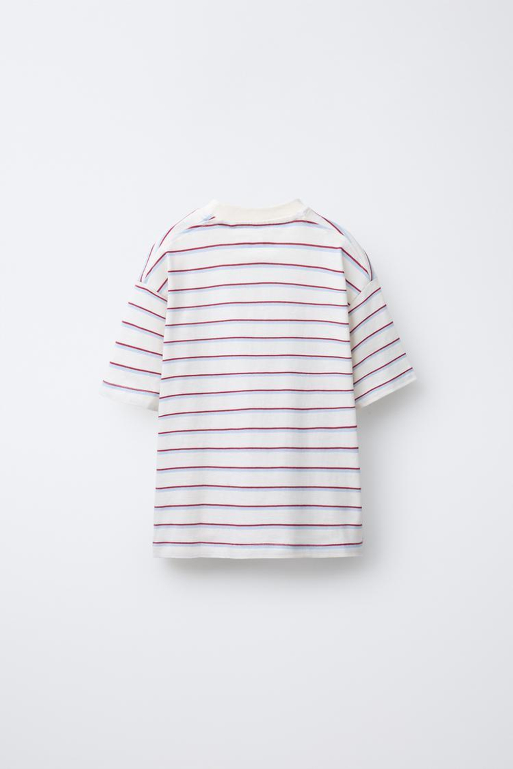 ZARA КОМПЛЕКТ ИЗ ФУТБОЛКИ И ШОРТОВ-БЕРМУДОВ В СПОРТИВНОМ СТИЛЕ, КРАСНЫЙ