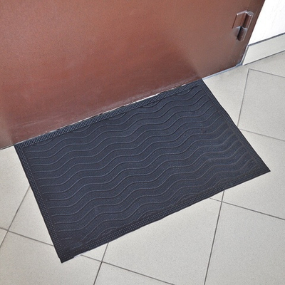 Коврик 45*75см придверный резиновый PIN MAT "Волна"