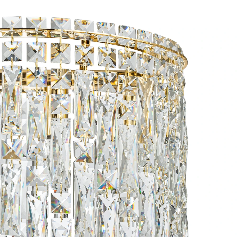 Подвесная люстра Indigo CARLETTI 12041/10P Gold V000443