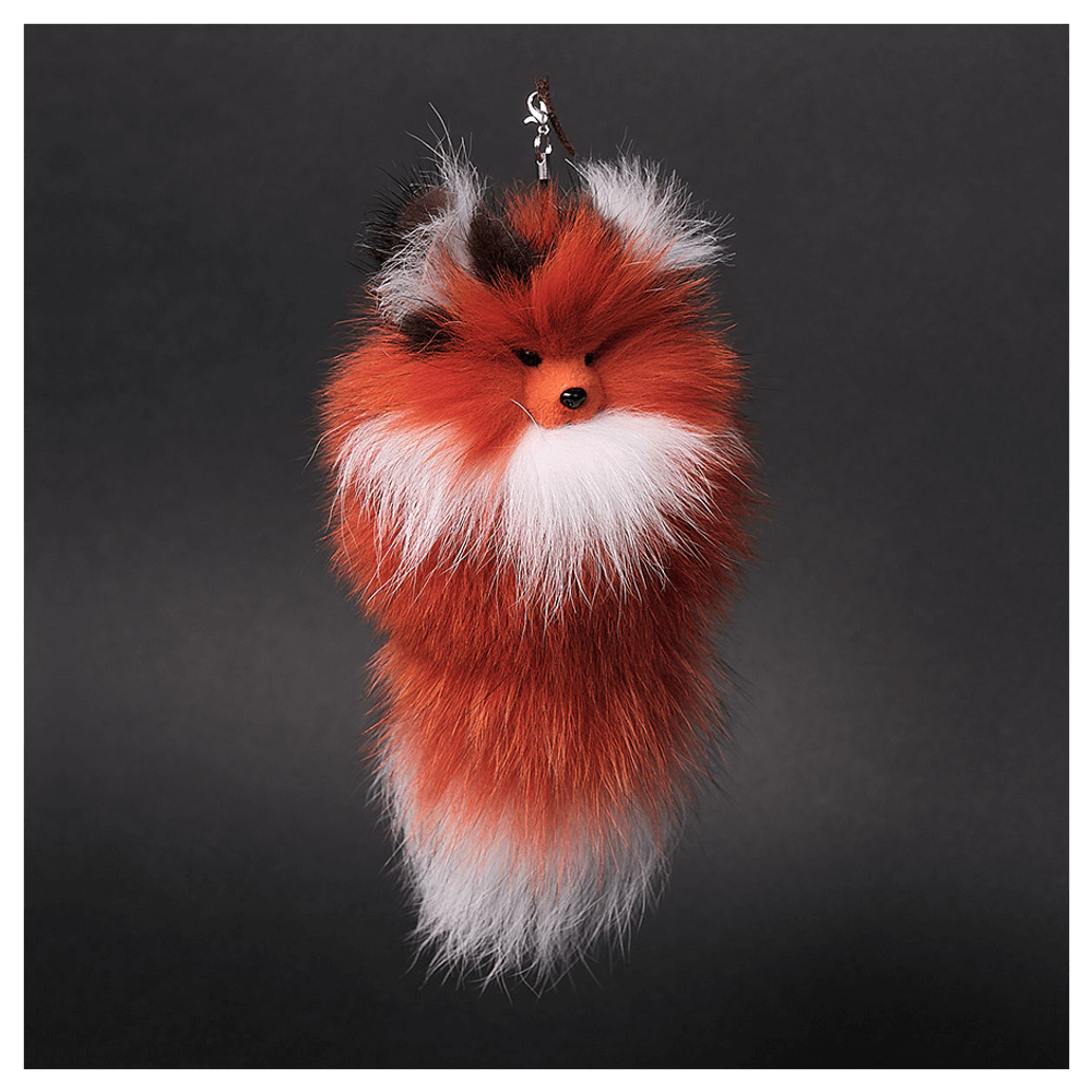 Брелок из меха «Лисичка»