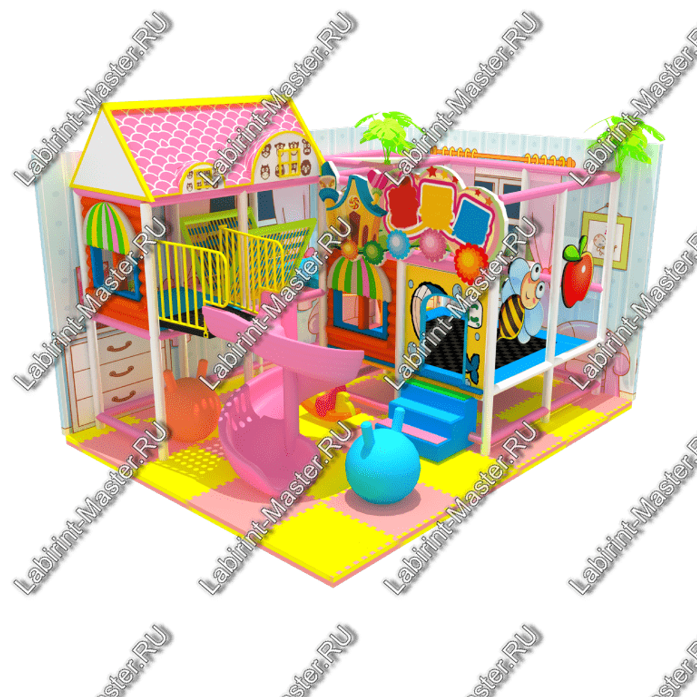 Детский игровой лабиринт "Дом на дереве"