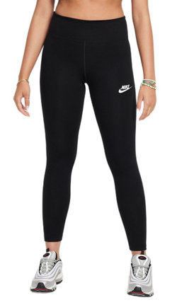 Брюки для девочки теннисные Nike Sportswear Classic High-Waisted - black/white