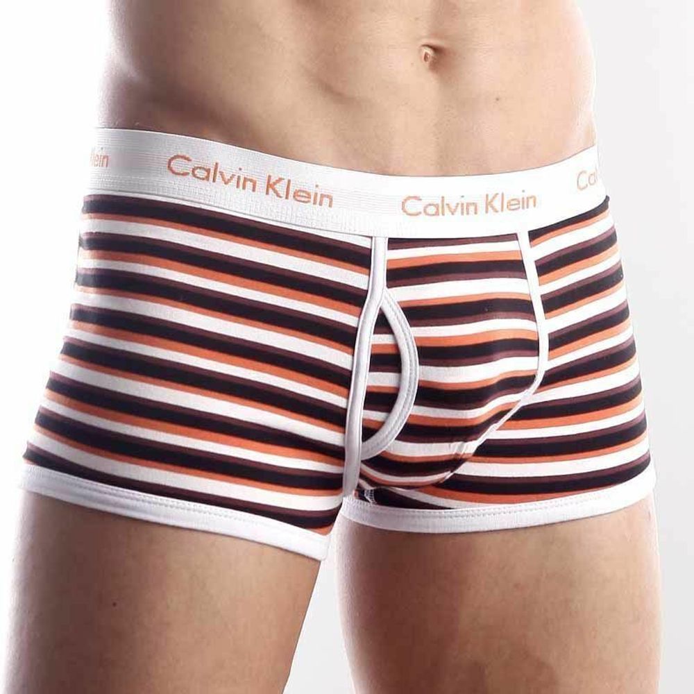 Мужские трусы хипсы Calvin Klein 365 Print Lines III Red