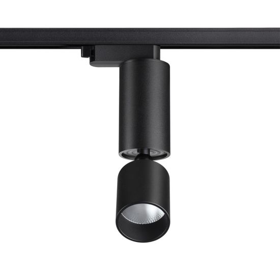 359321 PORT NT24 280 черный Светильник трековый однофазный трехжильный IP20 LED 10W 85-265V 3000K 1100Лм TUBO