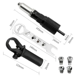 Насадка заклепочник на шуруповерт