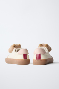 ZARA КРОССОВКИ С КАПИБАРОЙ CAPYFUN ©, БЕЛЫЙ