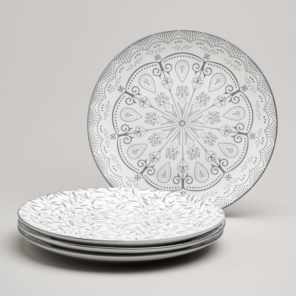 НАБОР ТАРЕЛОК ОБЕДЕННЫХ BRONCO "DREAMS" ИЗ 24 ШТ. ДИАМЕТР=27 СМ