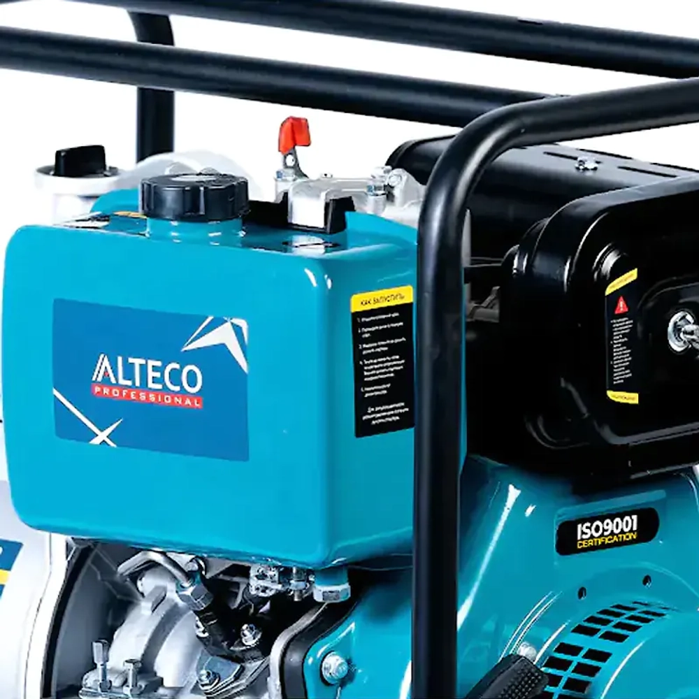 ALTECO AWD100 Professional мотопомпа дизельная 8.8 л.с, 1333 л/мин, диаметр 100 мм, 44242