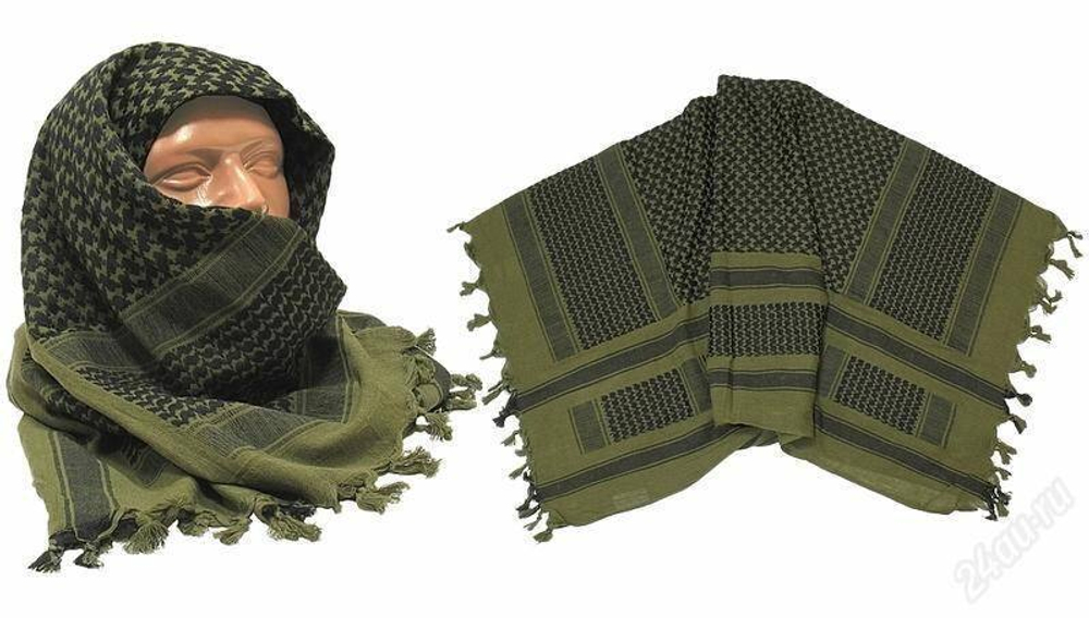 Арафатка шемаг олива-черный