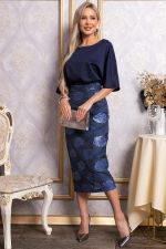 Блуза Стильный замысел (синяя) Б14842-10М LT Collection