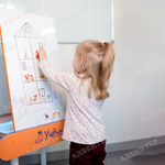 Магнитно-маркерная доска для рисования фломастерами на водной основе