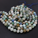 Хризоколла Азурит бусины 8мм 10мм