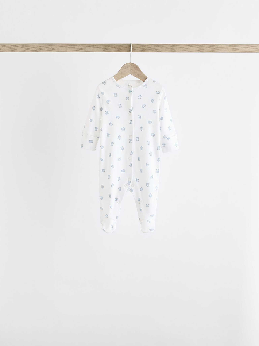 Комбинезон / Cлип для малышей Next K79-477, 7 шт., Голубой, Белый