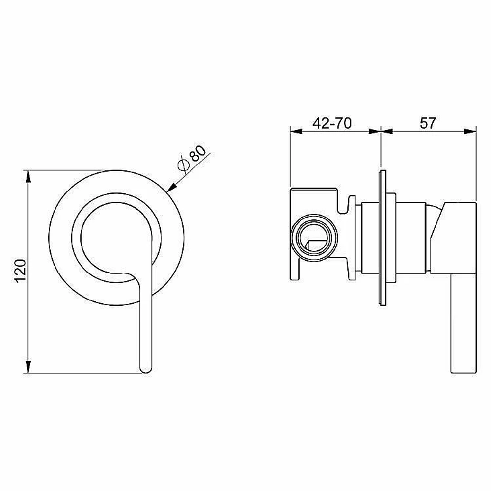 Смеситель для душа Webert DoReMi DR880101560