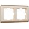 Рамка Werkel Stream на 2 поста шампань W0022111 4690389162244