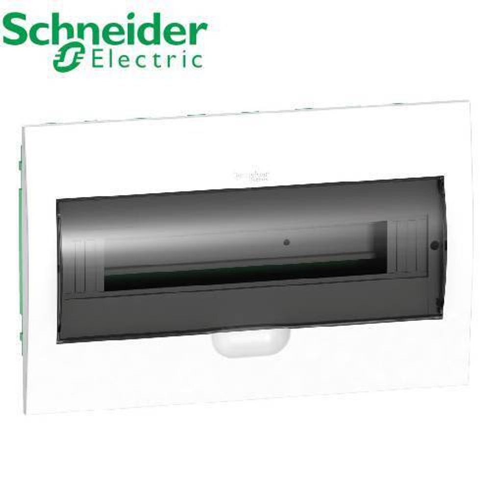 Бокс Schneider Electric 18М в нишу (прозрачная дверь)