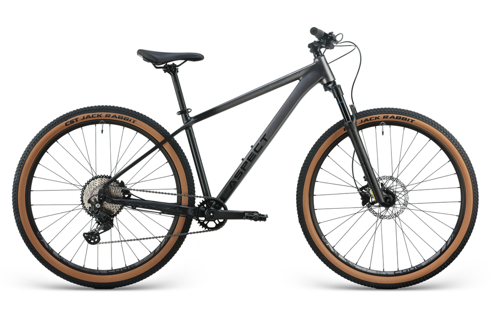 Велосипед Aspect AIR PRO 29 (2025) (L (20"), Черно-серый)