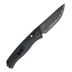 Нож складной SRM 255L-MB3 Medal PVD (140Cr Laminated, Black Micarta)