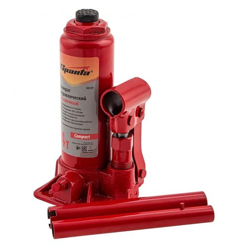 Домкрат бутылочный 4т, 180-320мм Спарта