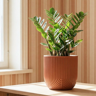 Кашпо РАМОНА D220 мм 3,7 л со вставкой 22*22*20см М3262