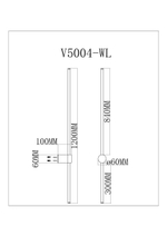 Настенный светодиодный светильник Moderli V5004-WL Ricco