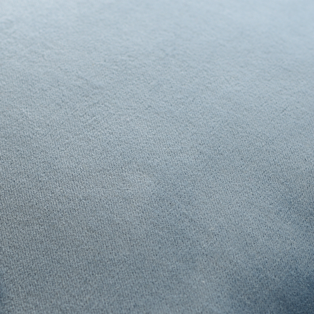 Подушка декоративная бархатная 45х45 Tkano Essential светло-синяя