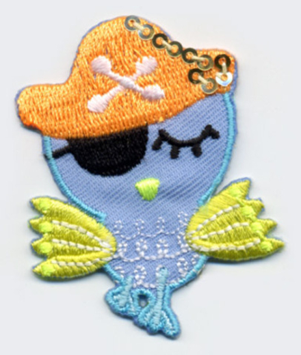 Термоаппликация HKM "Птичка", 4,5 х 3 см, 1 шт