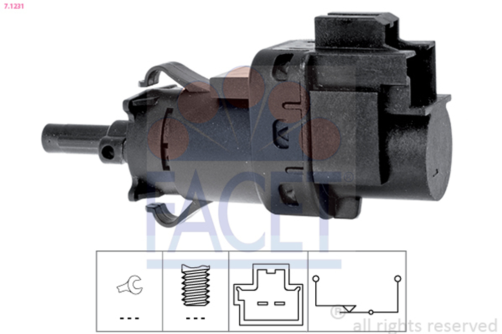 FACET - 71231-FAC - Stop Light Switch