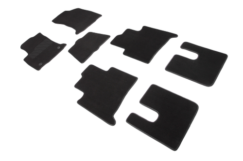 Ворсовые коврики LUX для Toyota Fortuner II 2015-н.в. Seintex.89663