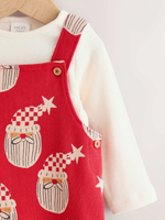 Комбинезон и боди в комплекте для малышей Next G01-024, Красный, Молочный