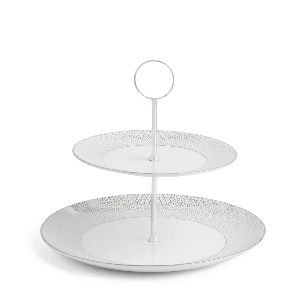 Wedgwood Винный холодильник Gio Platinum 28 см 2 яруса