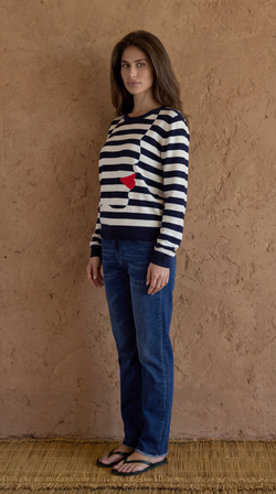 Джемпер LeoUgo в полоску