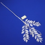 Ветка декоративная «Изящный вензель» 82 см, Белый