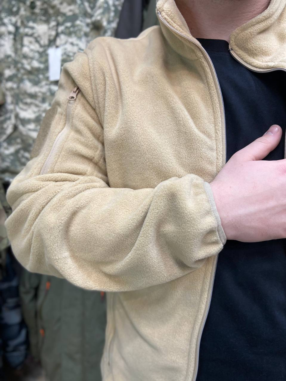 Флисовая кофта WOLFTRAP Outdoor (Турция) Бежевый