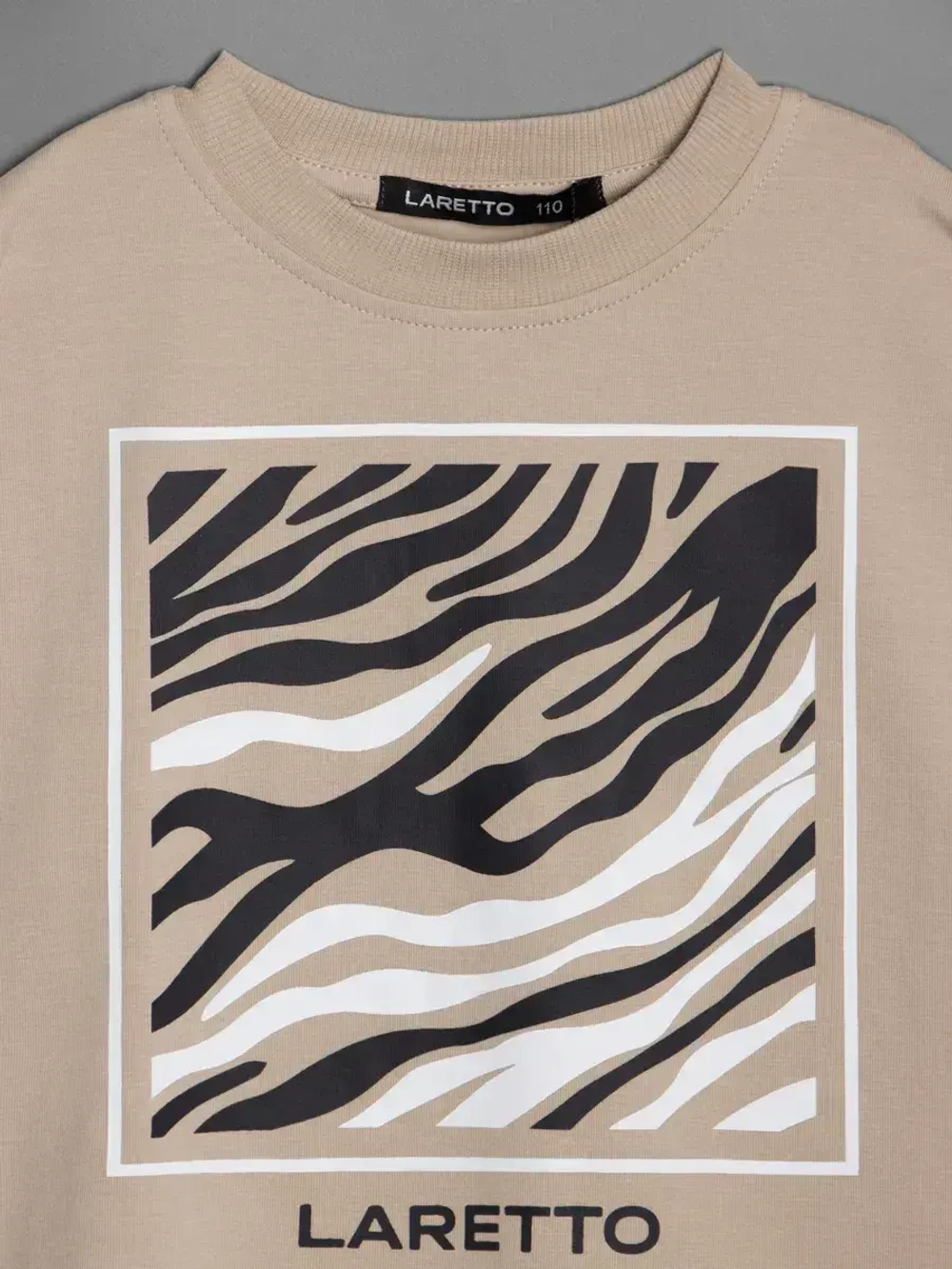 Летний костюм для девочки с лосинами