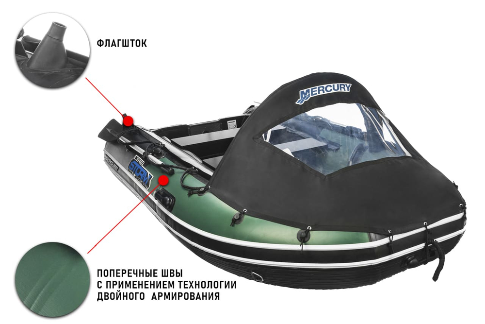 Лодка ПВХ STORMLINE Adventure Extra 360 (2024)