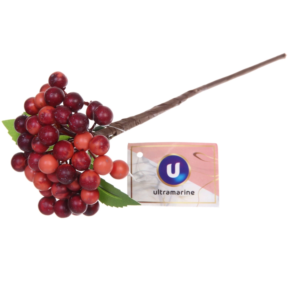 Муляж «Ветка брусники» 30см