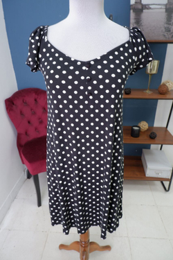 Платье Pull&Bear в горошек 44 размер