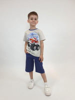 01-130-6 Комплект для мальчика (фуфайка+шорты)