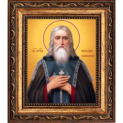 Мефодий Пешношский преподобный игумен. Икона на холсте.