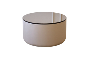 Столик Sun L, D 66 см высота 35 см (зеркало, бежевый)