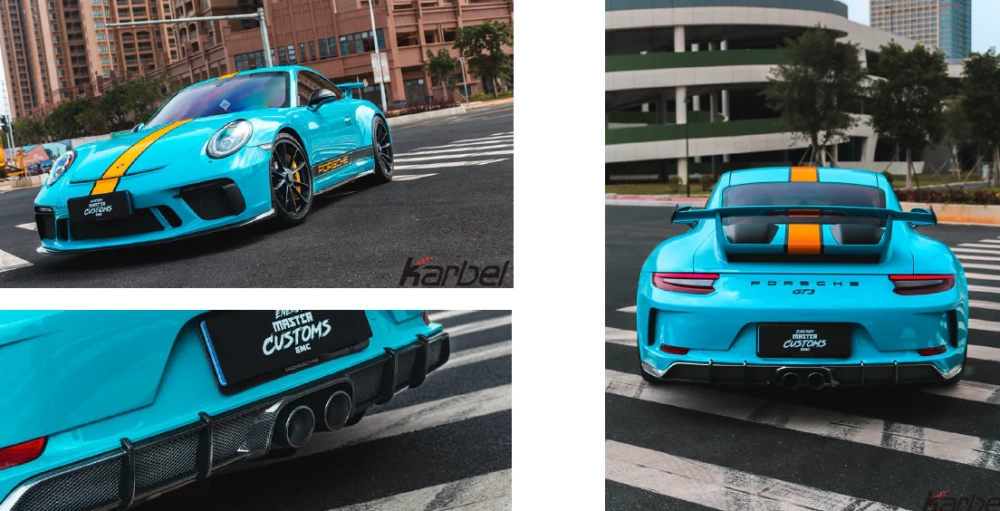 Оригинальный карбоновый обвес KARBEL для PORSCHE 911 991.2 GT3 2015–2020