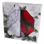 Набор из 2-х кухонных полотенец в подарочной упаковке, 100% хлопок, Россия.