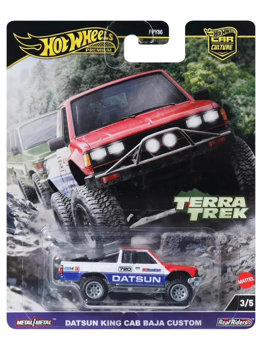 Машинка Хот Вилс Премиум Datsun King Cab Baja FPY86 HRV71