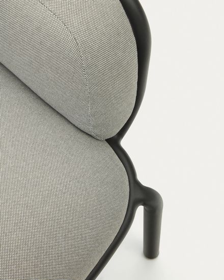 Joncols уличный алюминиевый 2-местный диван серого цвета 165 см Испания 