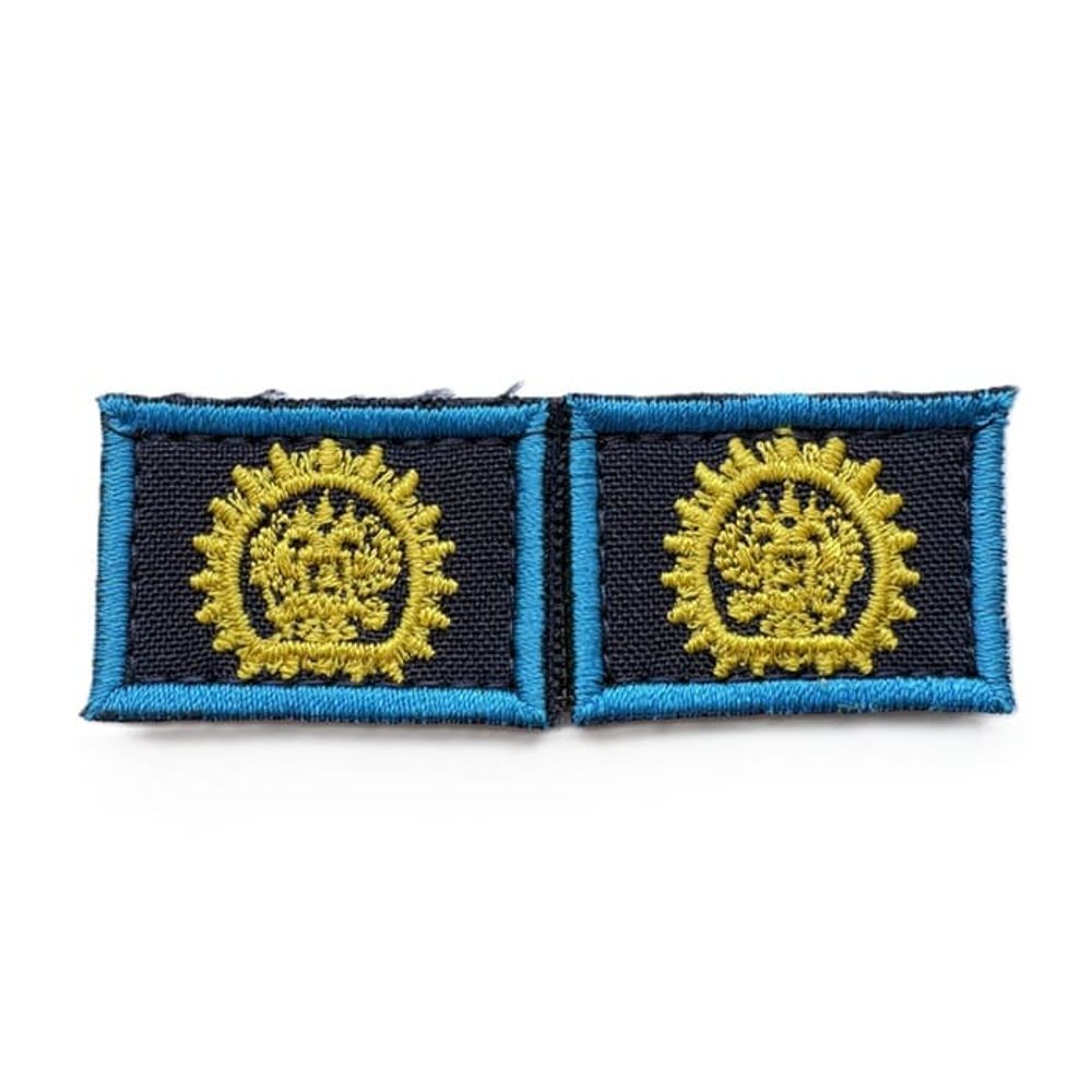 Петлицы якк синий фон