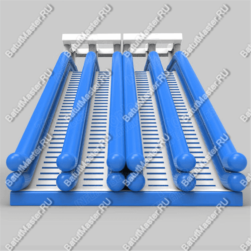 Надувная прямая водная горка «Серфер» 50*7,2*7 м