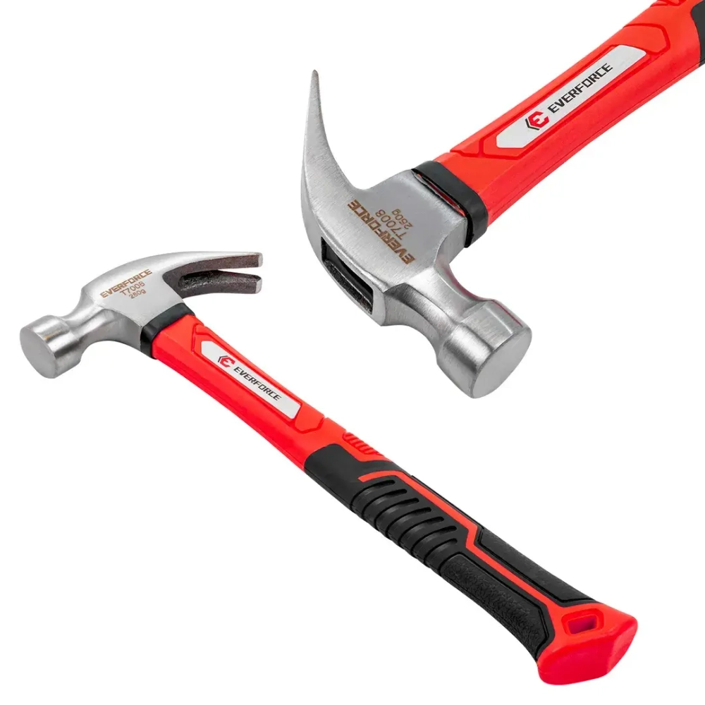 Молоток-гвоздодер 250гр. EVERFORCE EF-T7008
